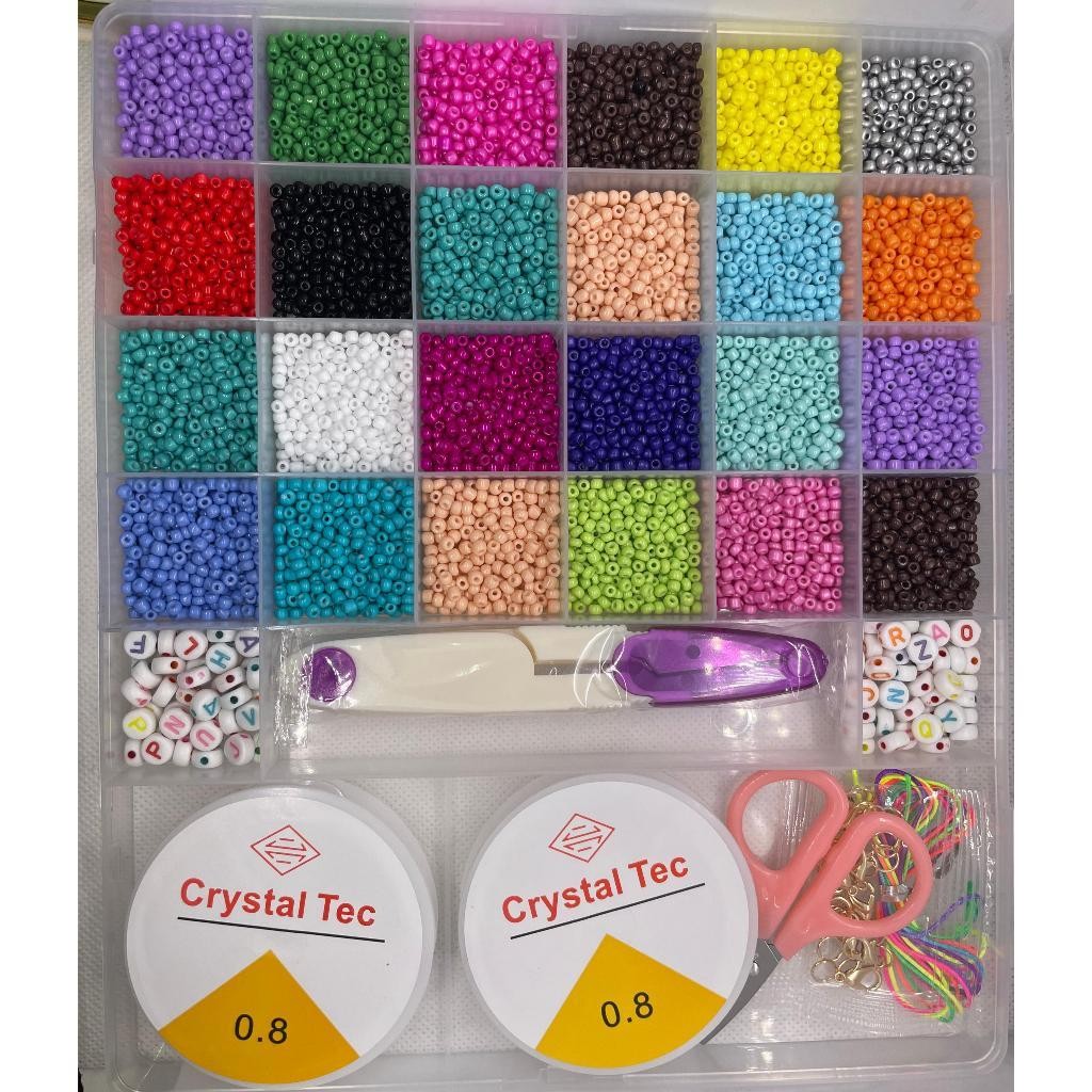 Kit De Fazer Pulseiras Infantil Completo Com Caixa Organizadora ...
