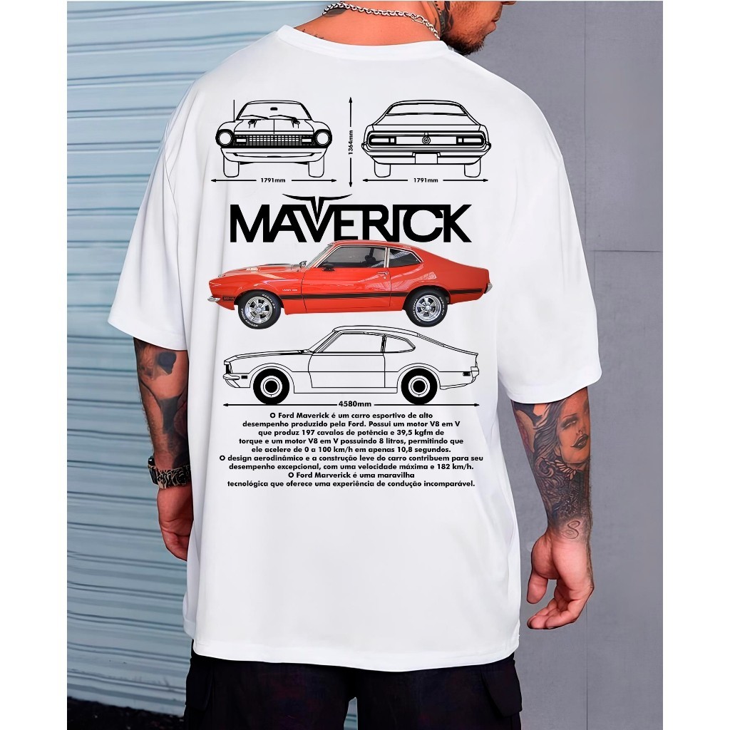 Camisa Camiseta Carro Maverick Oferta Inperdivel 2025 02