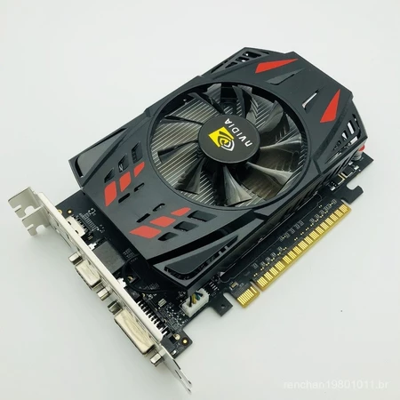 Placa Gráfica GTX 1050 Ti 4G HD Gaming Placa Gráfica Independente DDR5 Atualização para Computador Desktop Versão Intern