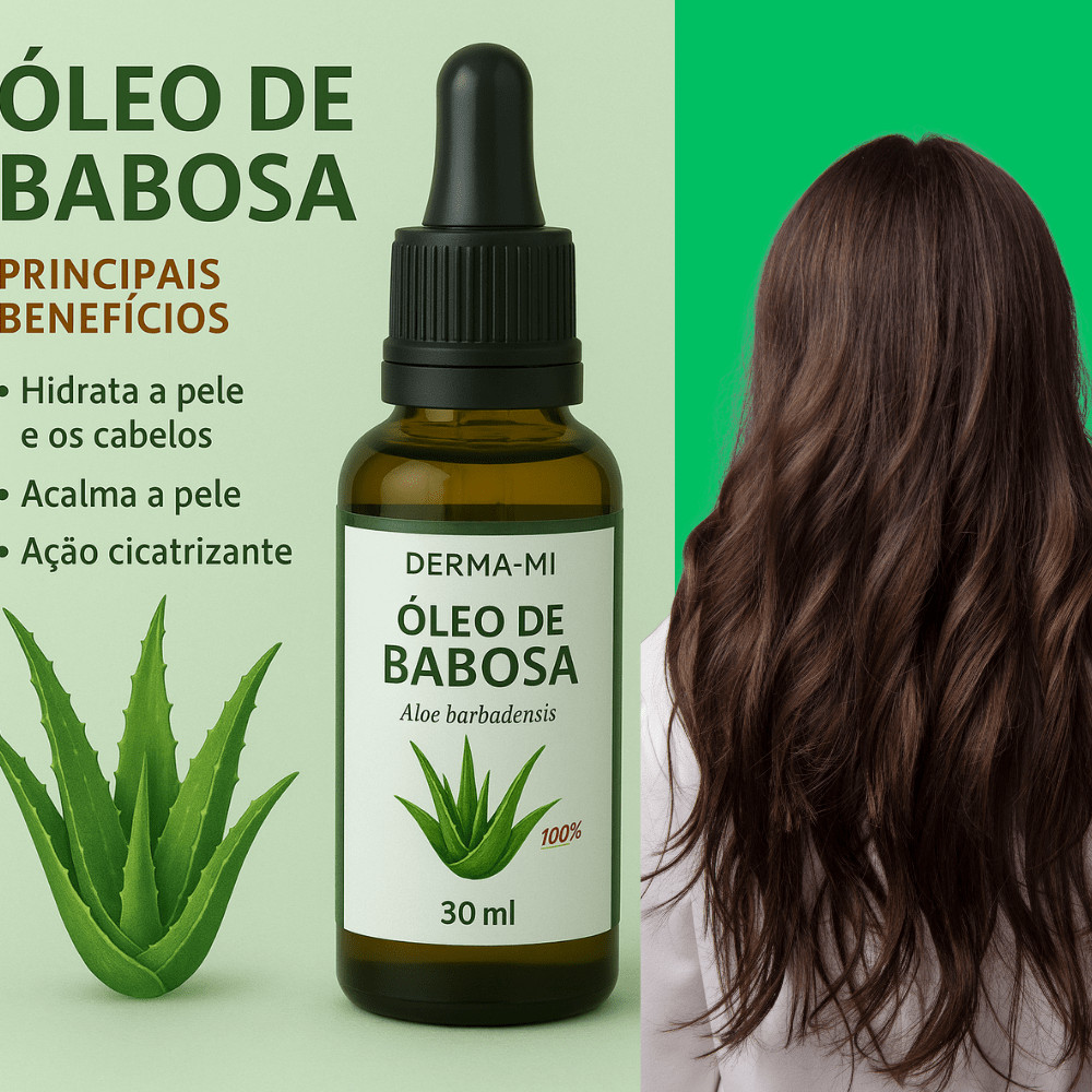 Óleo de Babosa 100% Puro – Hidratação, Crescimento e fortalecimento dos ...