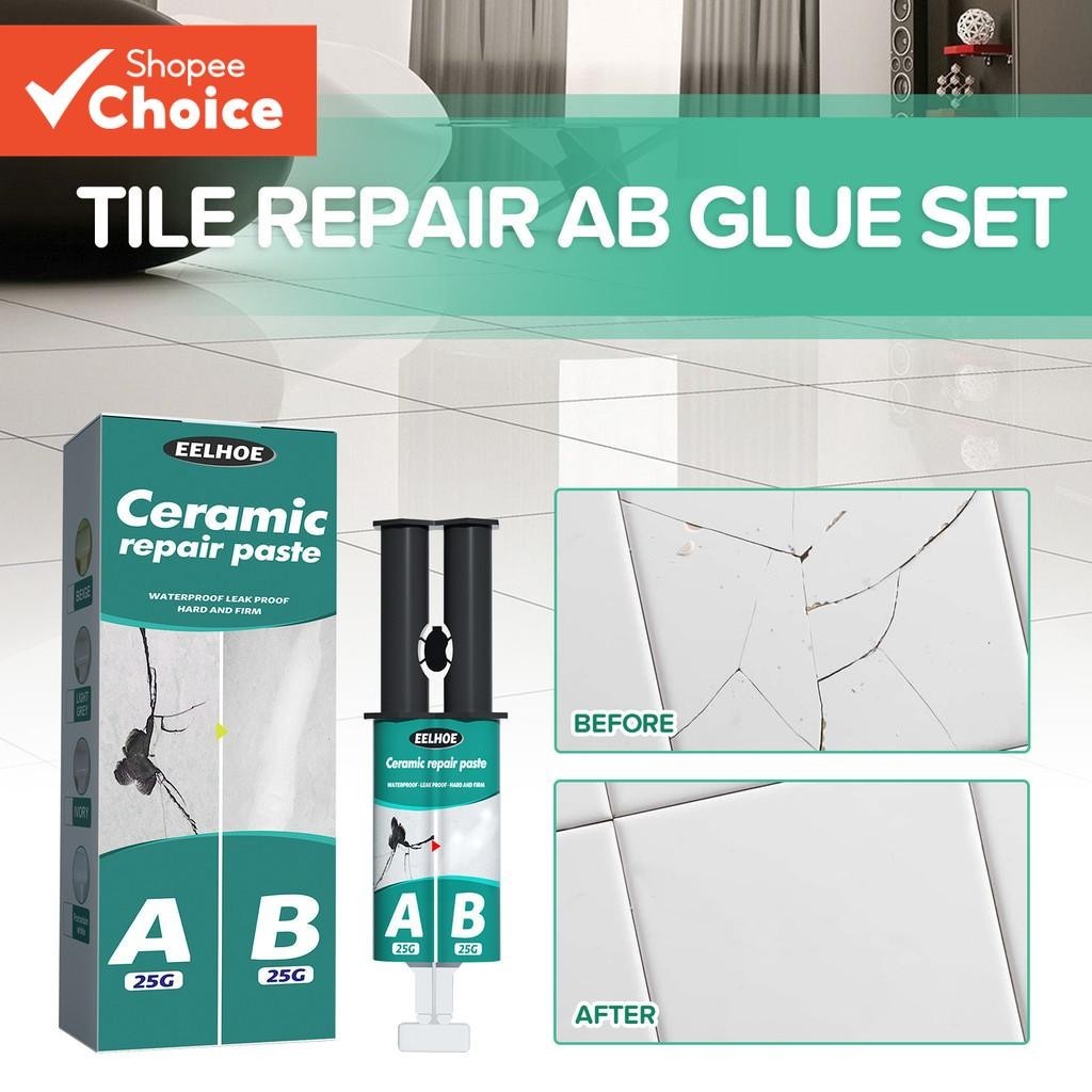 Kit De Reparo Acrílico Mágico , Enchimento De Lacuna De Azulejo De Secagem Rápida E Adesivo Para Reparos De Porcelana