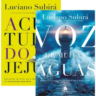 A Cultura do Jejum + Voz de muitas Águas | Luciano Subirá em Oferta na Shopee