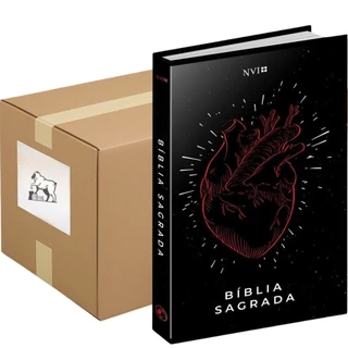 Kit 10 Bíblia Sagrada | NVI | Letra Normal | Evangelismo | Puros de Coração em Oferta na Shopee