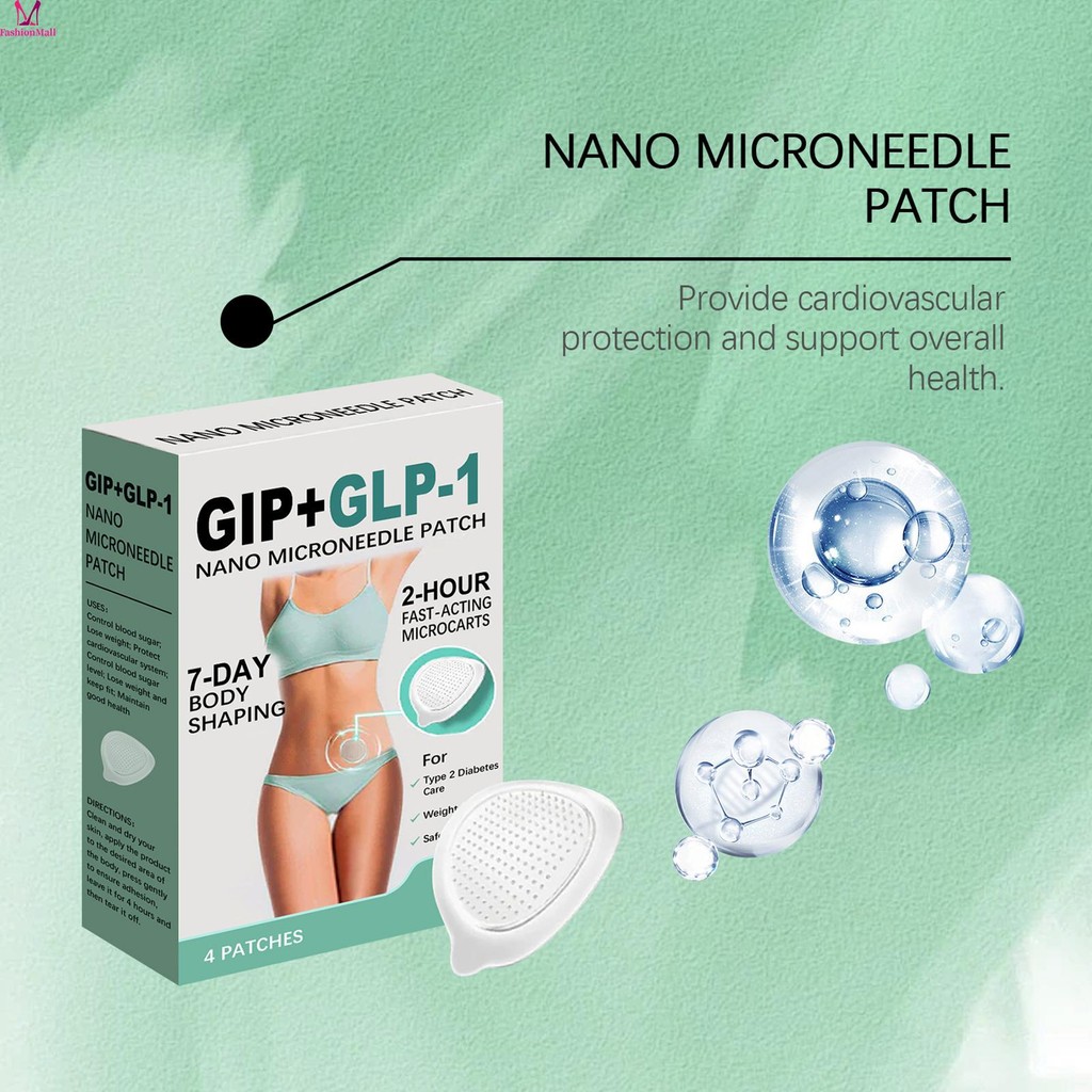 GIP GLP-1 Patches Para Mulheres Remendo De Cuidados Corporais Massagem ...