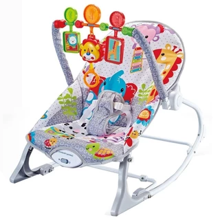 Cadeira de Descanso Balanço para Bebê c/ Vibração Elefante 10403 - Zippy