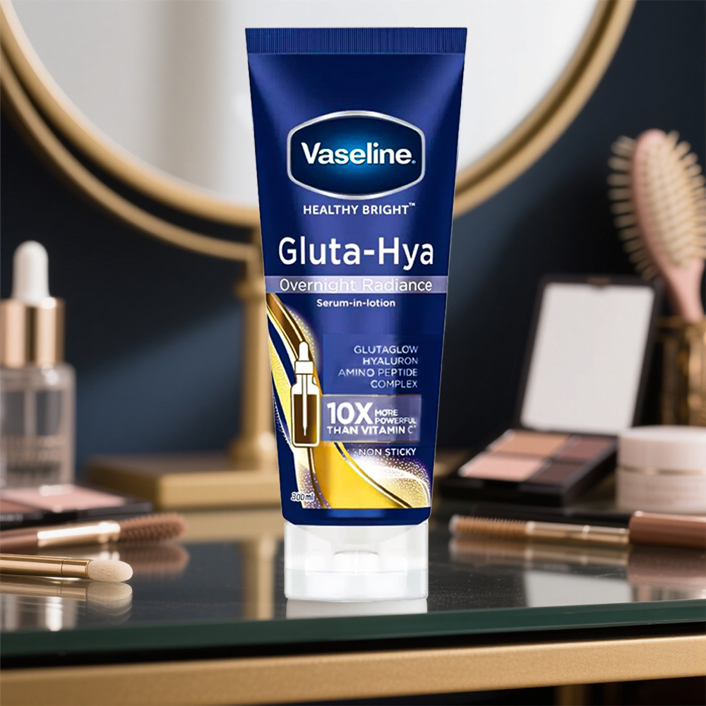 Vaseline Gluta-Hya Dewy Radiance Serum-Lotion Brighter Skin 300ml