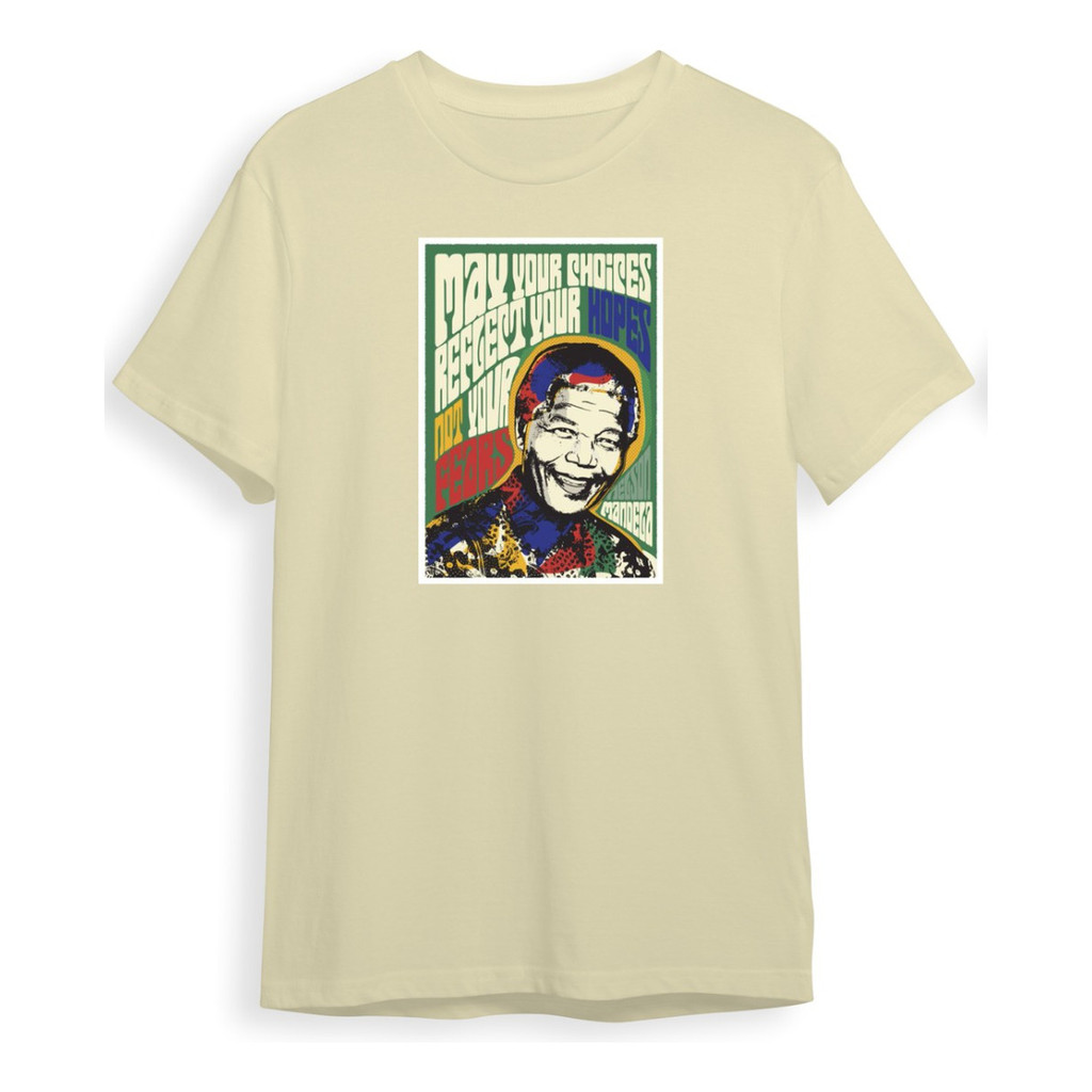 Camiseta Camisa Nelson Mandela Resistencia Apartheid Africa
