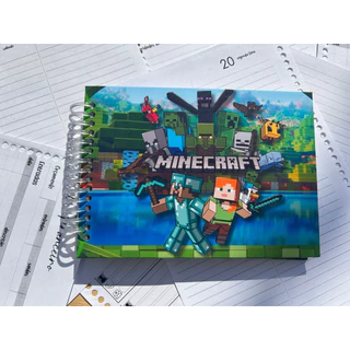 Caderno de Pintura Infantil A6 Mini para Colorir com Espiral • Tema Jogos Retro Capa Dura em Oferta na Shopee