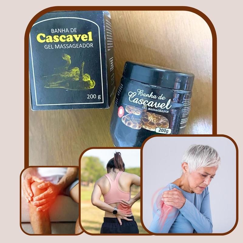 Gel Banha De Cascavel - Massageadora Néctar - Alivio de Dores
