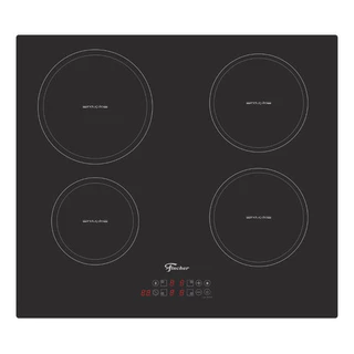 Fogão Cooktop Indução 4 Queimadores Vitrocerâmica Touch Screen 220v FISCHER