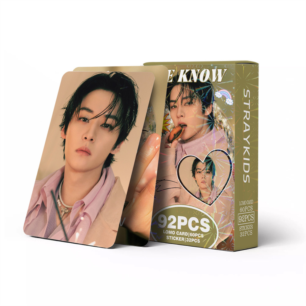 30-96pcs STRAY KIDS Lee Know Lomo Cards Mixtape Dominado Oco 5