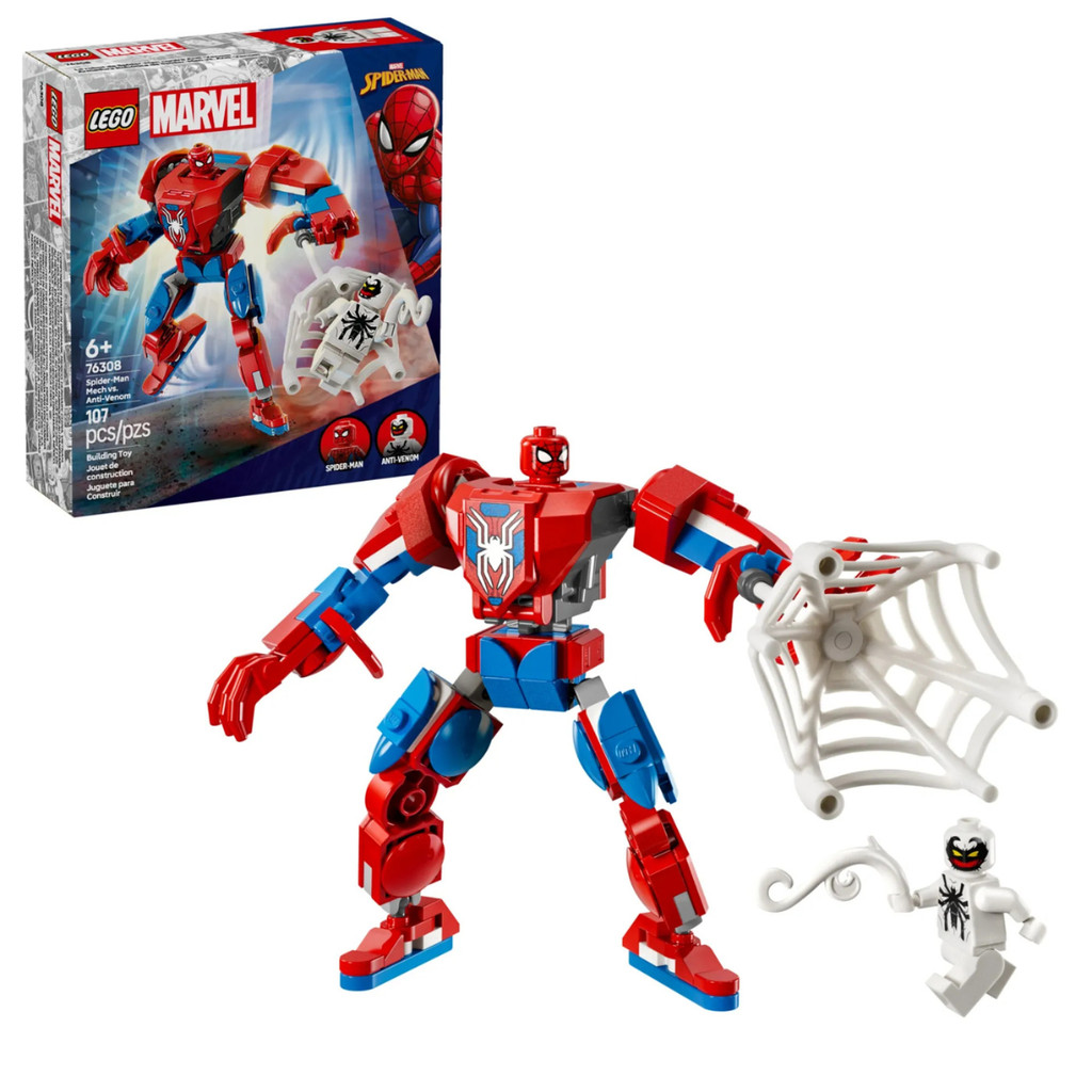 Robo do Homem Aranha vs Anti Venom 6308 - Lego | Shopee Brasil