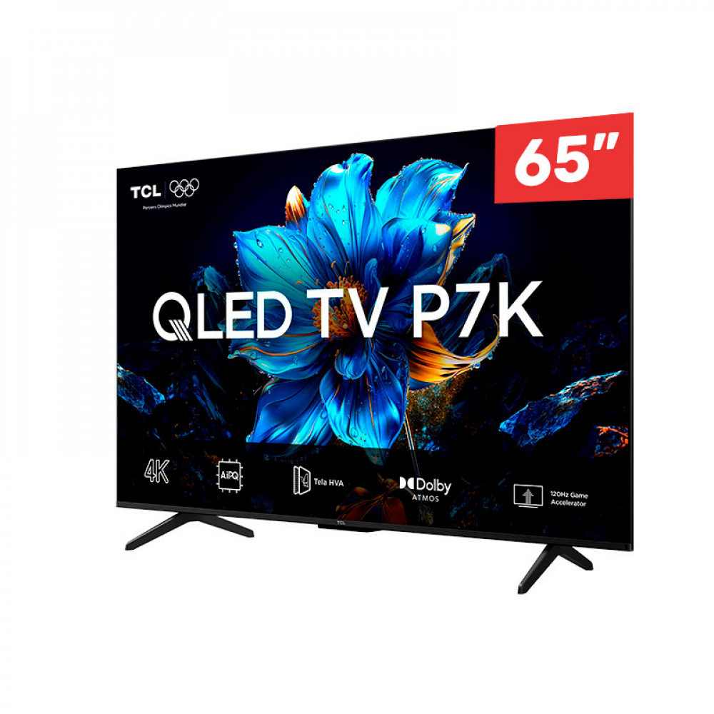 Smart TV Toshiba 65" QLED 4K UHD | Vidaa OS | Assistente De Voz | Design Super Slim | Modo Arte