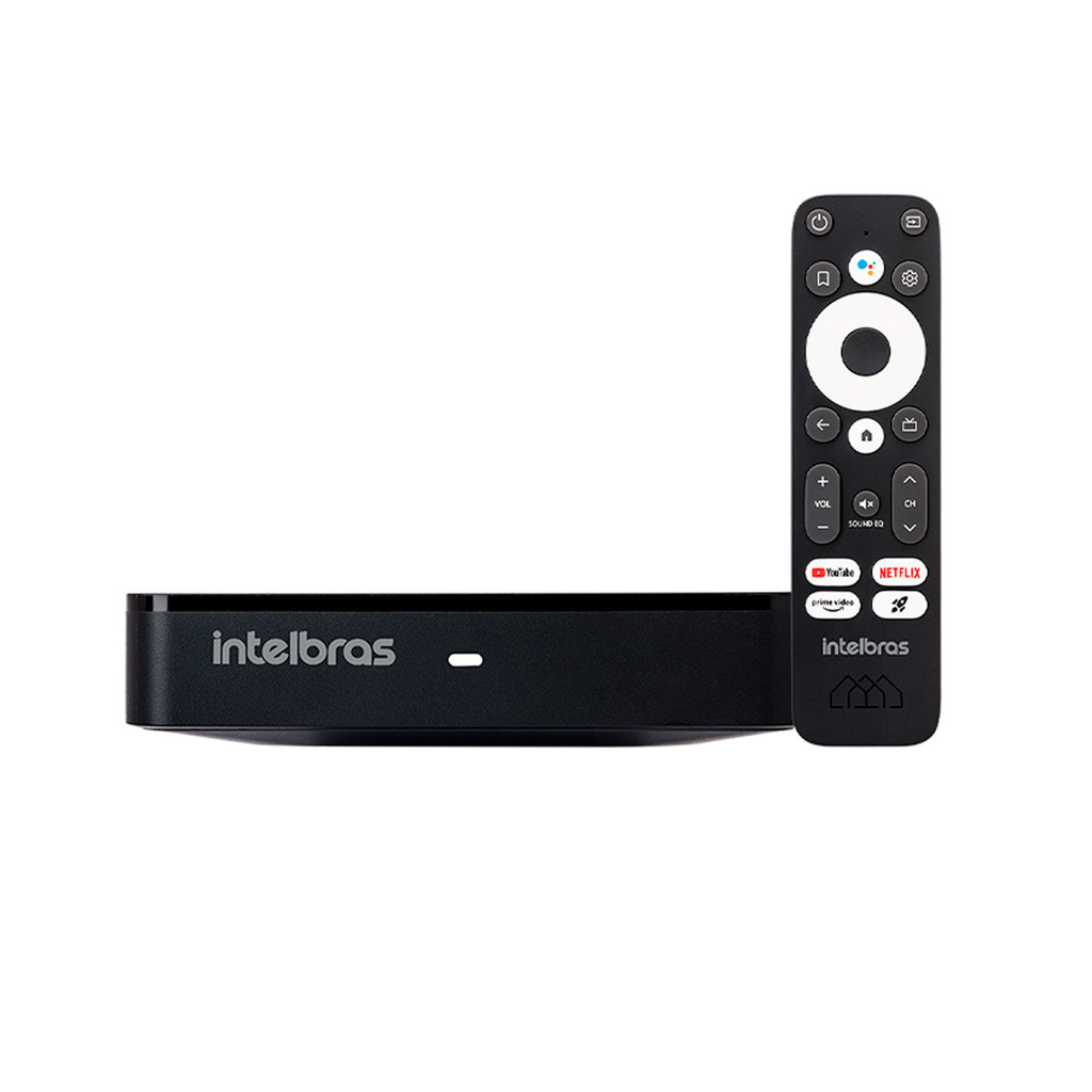 Smart Tv Box 4K Intelbras Izy Play Android TV 11 8gb USB
