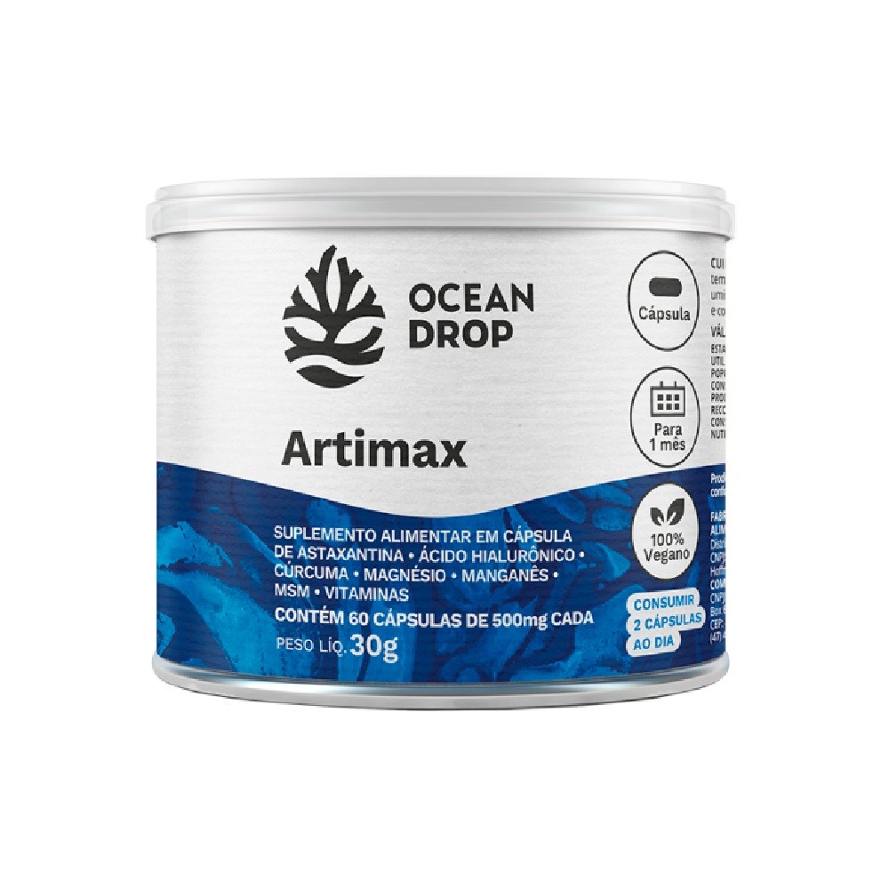 Artimax Lata 60 Cápsulas - Ocean Drop