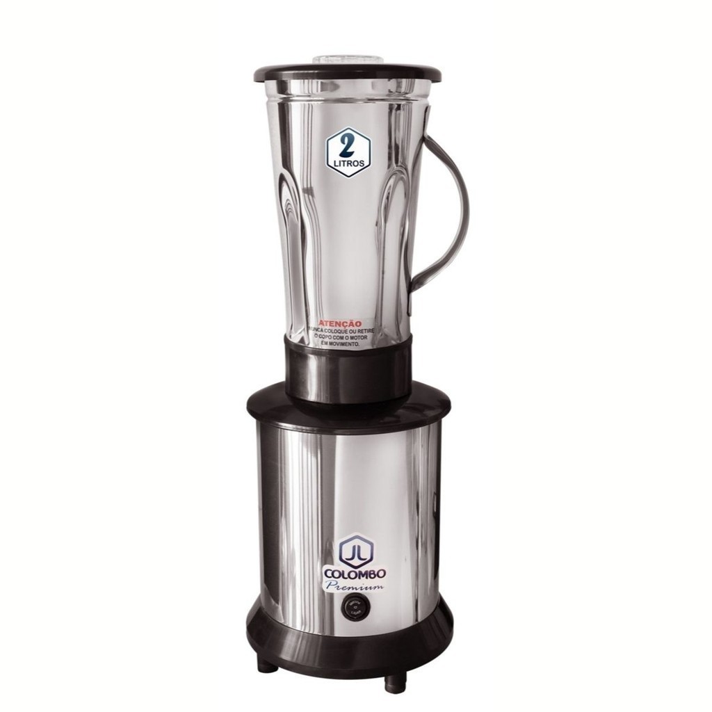 Liquidificador Industrial 2L Baixa Rotação 3500rpm Bivolt JL