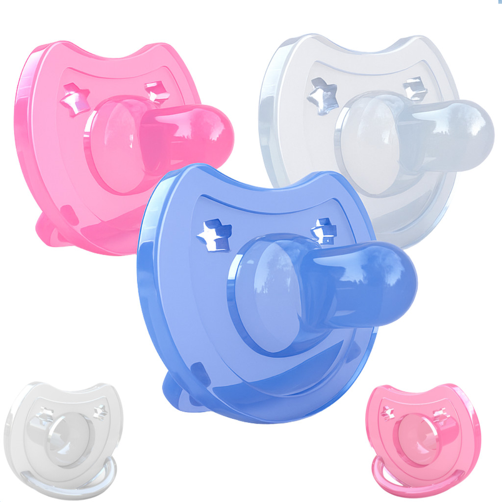 Chupeta Silicone RN Blister 100% Silicone Soft Anatômica Calming Recém ...