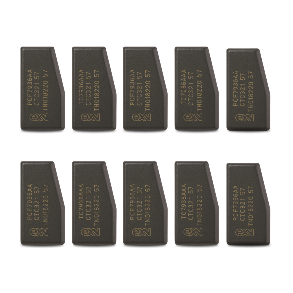 Kit 10 Chips Transponder T19 PCF7936AA ID46 Para Codificação de