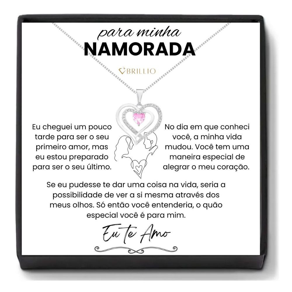 Presente Para Namorada Colar Com Declaração De Amor | Shopee Brasil
