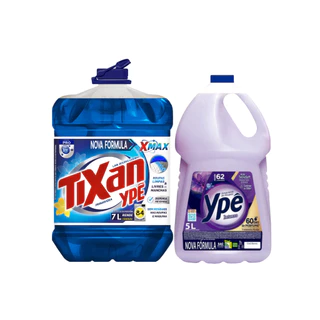 Kit Lava Roupas Tixan 7L + Amaciante Intenso 5L Ypê em Oferta na Shopee