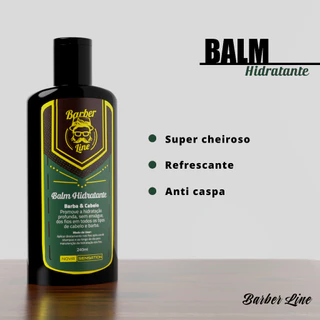 Balm Para Barba Hidratante Muito Cheiroso e Perfumado Barber Line