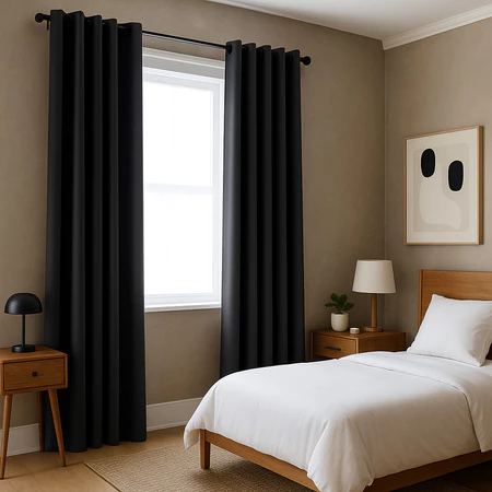 Cortina Blackout Para Quarto Sala Cozinha PVC Corta 100 Luz 2 80 LarguraX2 30 Altura Grande Cor Lisa Diversas Blecaute