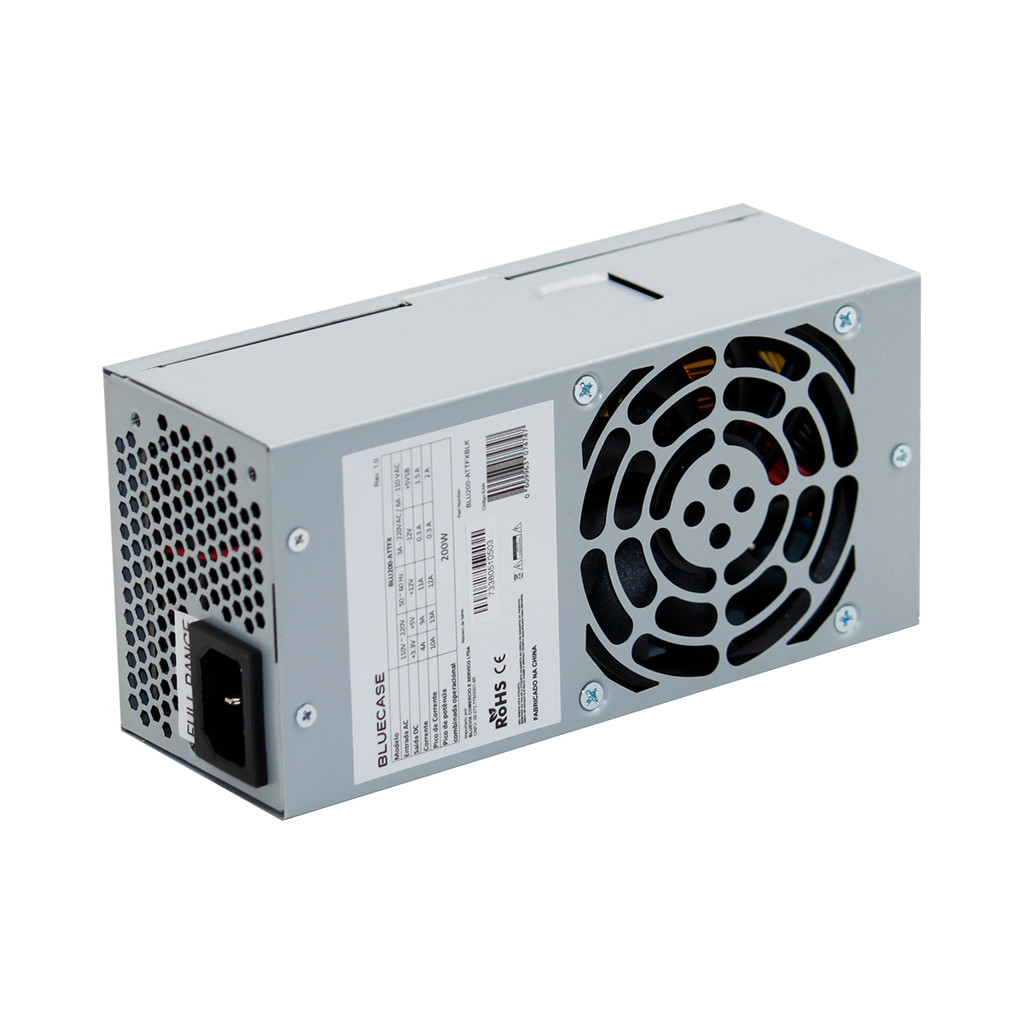 Fonte TFX 200w PC Bluecase Blu200-ATTFX