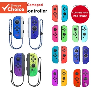 Para Nintendo Switch JoyCon Console Controlador 1 Par Gamepad Sem Fio L & R Branco