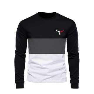 Conjunto Infantil Moletom E Calça - Estampa Color Block, Manga Comprida, 70% Algodão