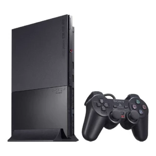 Sony PlayStation 2 Slim Standard Charcoal black + 3 Jogos