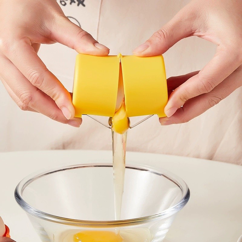 Imagem do produto Abridor De Casca De Ovo Cubo Cracker Separador Filtro Batedor Cozinha Do Agregado Familiar Ferramentas De Cozimento 3