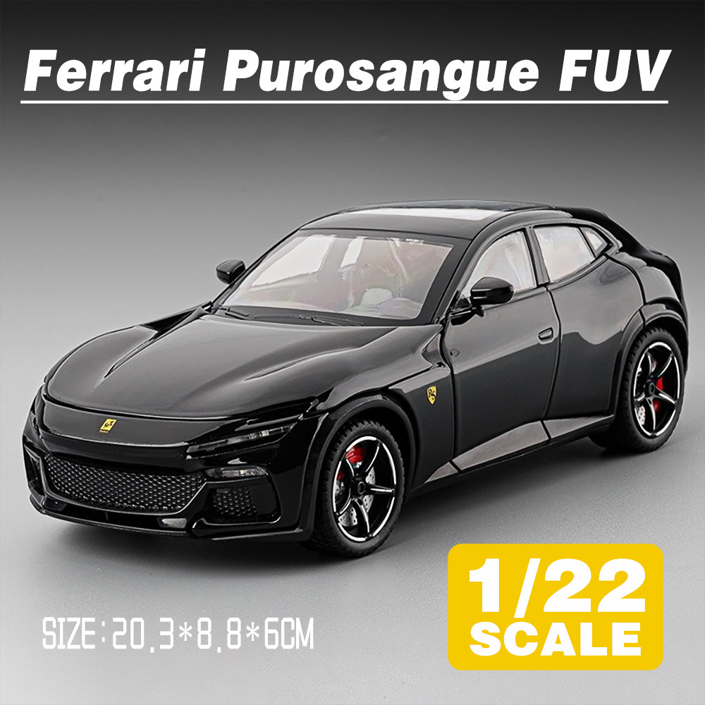 KLT 1 : 22 Ferrari Purosangue FUV Diecast Modelo Carro Liga Carros