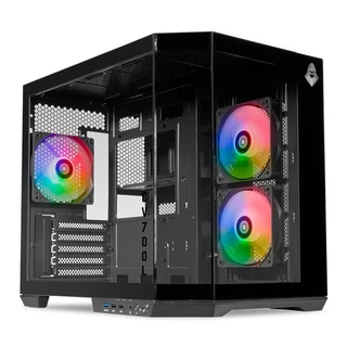 Gabinete Gamer Mancer CV700L, Mid Tower, Lateral De Vidro, 3 Fans ARGB, Preto, MCR-CV700L-BK3F em Oferta na Shopee
