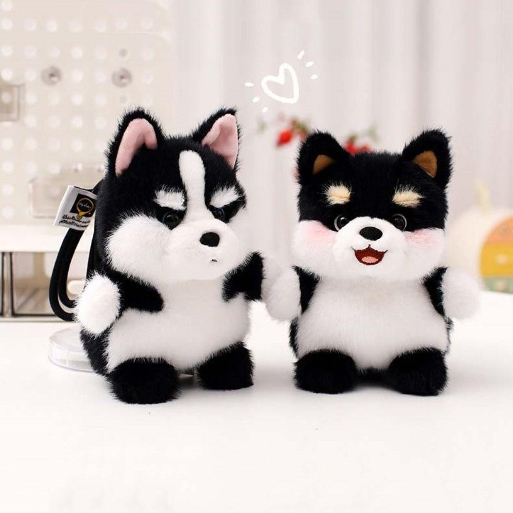 NEEDWAY Husky Corgi Pelúcia , Schnauzer Animal De Cão Pingente