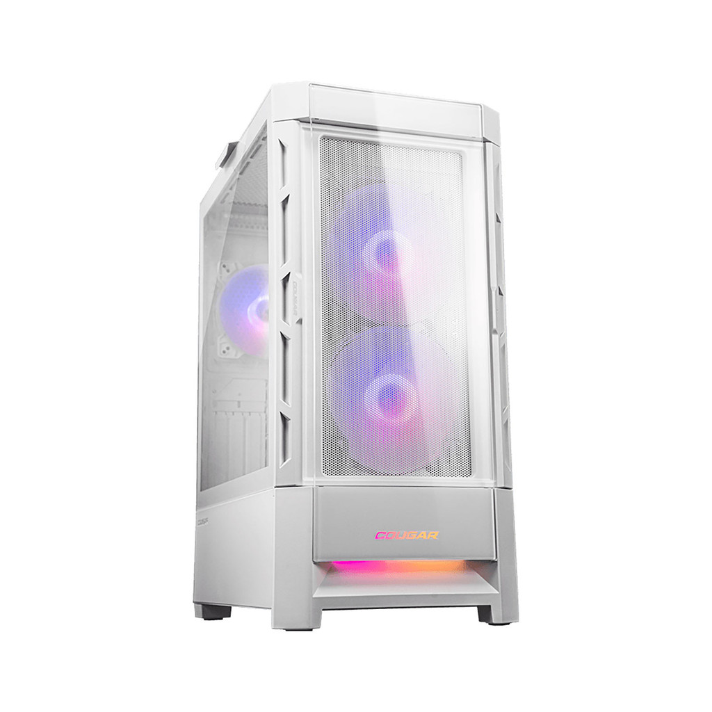 Gabinete Gamer Cougar Duoface RGB, Vidro Temperado, E-ATX, 3x Fans ARGB, Branco, 385ZD10.0003