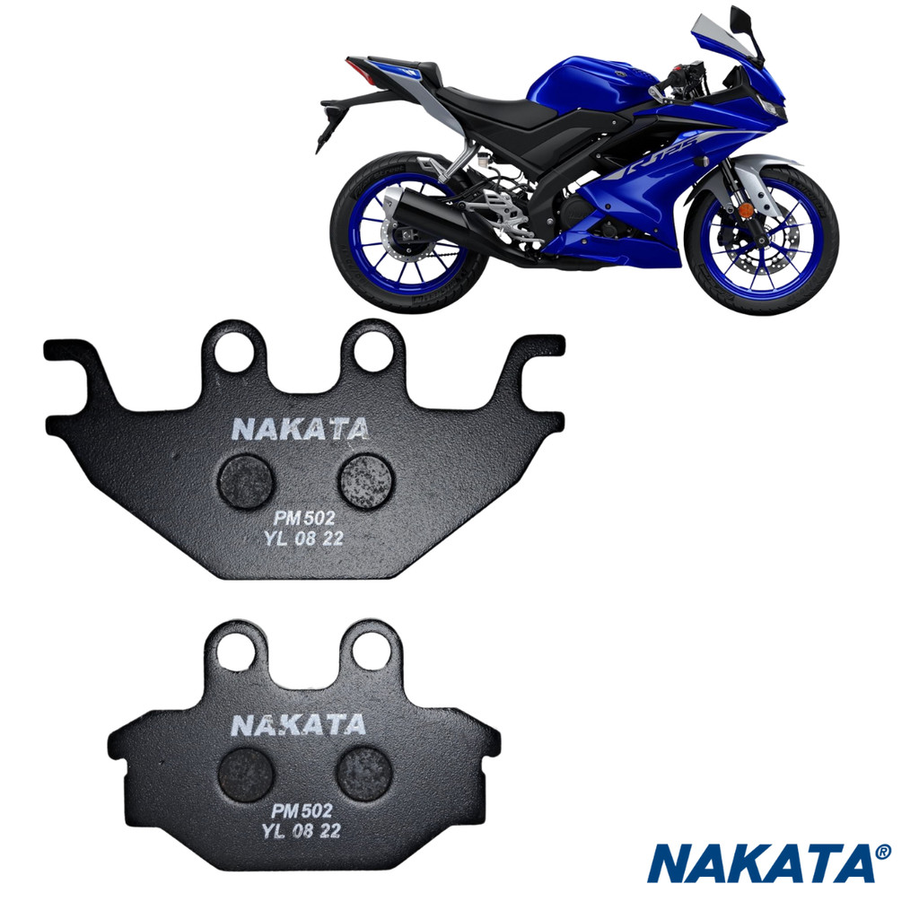 Naka 5/6 (10枚) Pastilha Freio Nakata Traseira Dafra Next 250 2012 A 2017 | Shopee