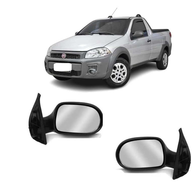 Retrovisor Palio Strada 2 Portas 2012 2013 2014 Sem Controle | Shopee ...