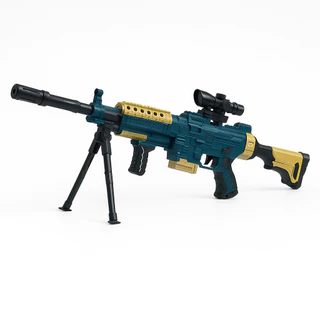 Arma Metralhadora Elétrica Automática M249 Lança Dardos