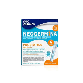 Probiótico Neogermina 4 Bi- 5 Flaconetes em Oferta na Shopee
