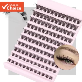 Cílios Cluster 8-16mm 120 Unidades Finas Naturais Em Forma De D Grossas E Fofas Faça Você Mesmo em Oferta na Shopee