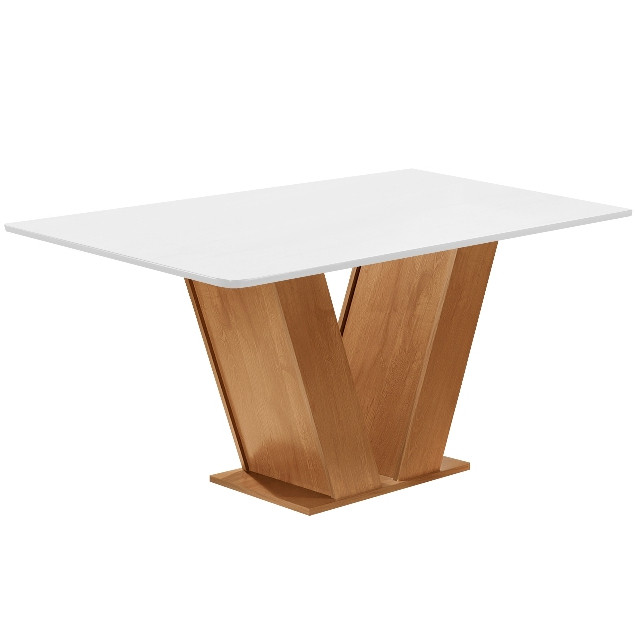 Base de Mesa de Jantar Retangular em MDF – Estrutura em Madeira Formato ...