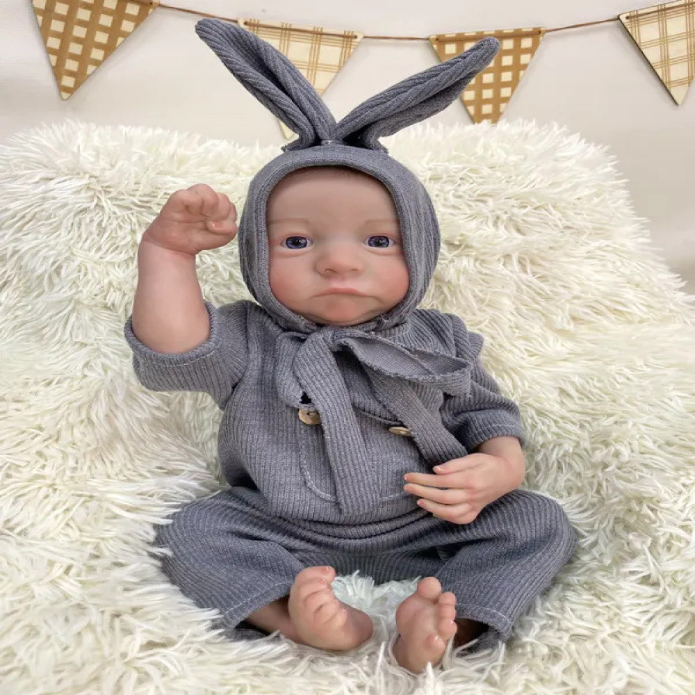 Bebe Reborn Silicone Realista Reborn Boneca Renascida 55CM/60CM Silicone Macio Bebê Realista-Brinquedo Para Meninas