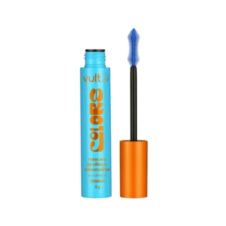 Vult Colors Máscara De Cílios Colorida Azul Alegria 8g em Oferta na Shopee