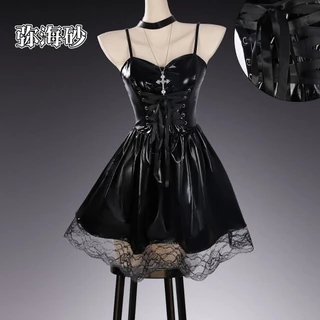 Death Note Misa Cosplay Cos Traje Animação Anime Play Saia Festa *-& *