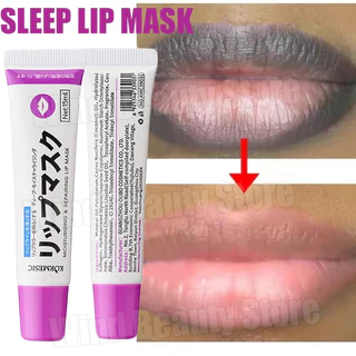 Remover Bálsamo Labial Escuro Clareamento Melanina Máscara Brilho Esfoliante Lábio Rosa Tratamento Reduzir Linhas Labiai em Oferta na Shopee