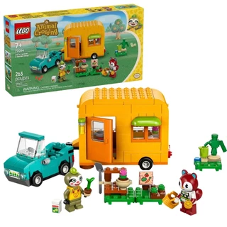 Lego Animal Crossing Trailer e loja de jardins do Leif 77054
