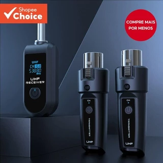 [Shopee Choice] Sistema De Microfone Sem Fio K1 Transmissor E Receptor UHF Duplo Masculino Para Guitarra