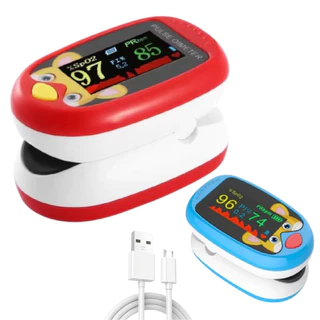 Oxímetro Infantil Neonatal Pediátrico de Dedo Digital Crianças Medidor Oxigênio