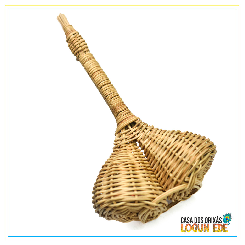 Adjá de Palha 2 Bocas - Umbanda e Candomblé - Instrumento Musical ...