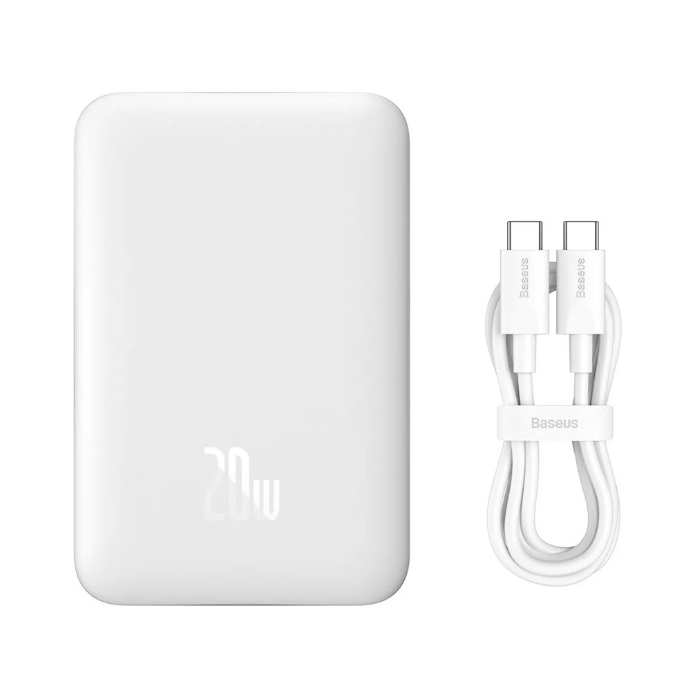 Carregador Portátil, PowerBank Magsafe Baseus 10.000mah 20w Turbo Cor ...